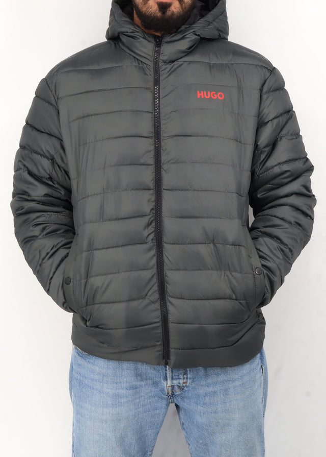 Image for Men's Quilted Jacket,Grey