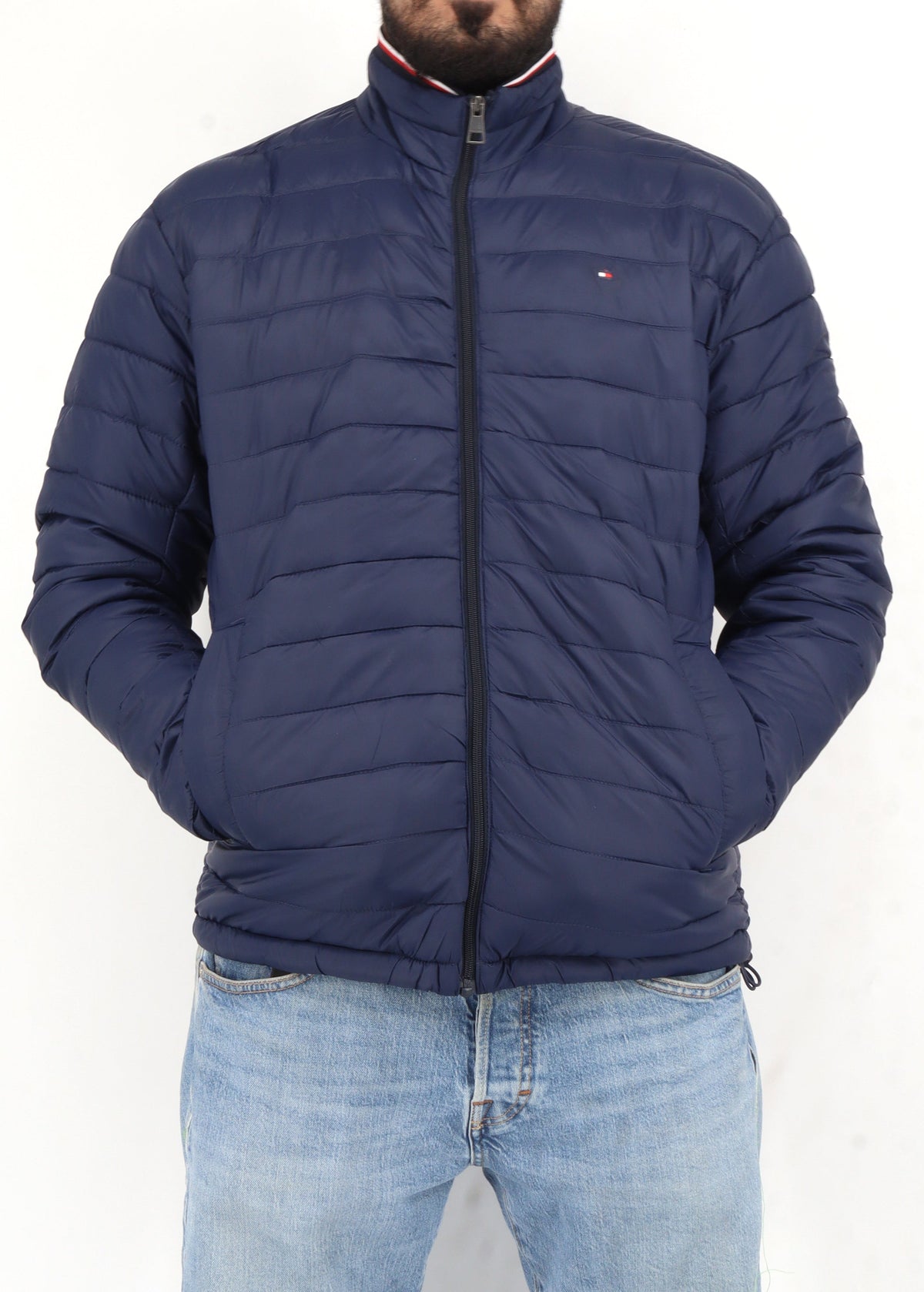 Image for Men's Quilted Jacket,Navy