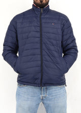 Image for Men's Quilted Jacket,Navy