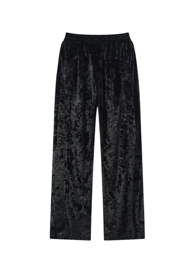 Image for Women's Plain Velvet Dress,Black