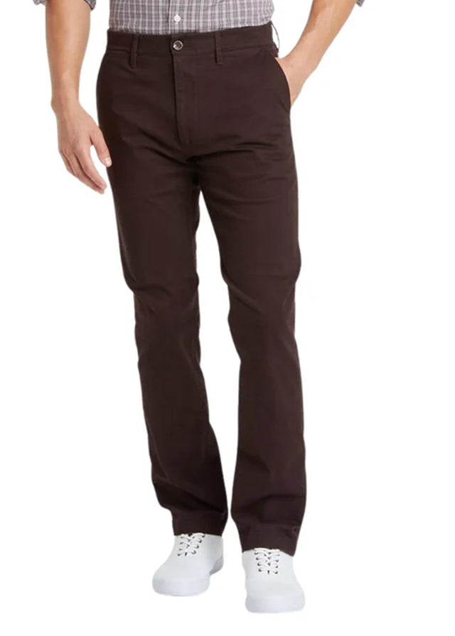 Image for Men's Plain Chino Pants,Dark Brown