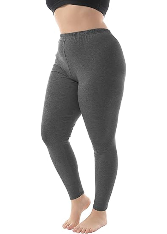 Image for Women's Plain Leggings,Grey