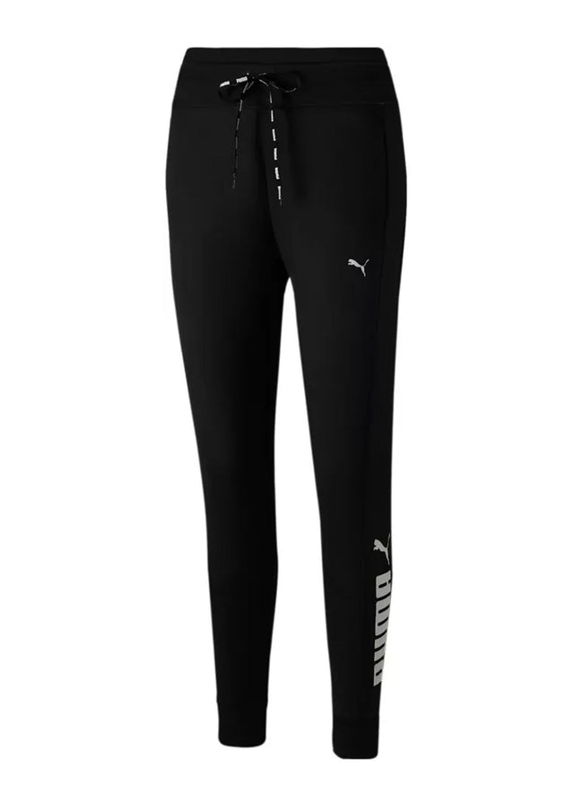 Image for Men's Brand Logo Printed Joggers,Black