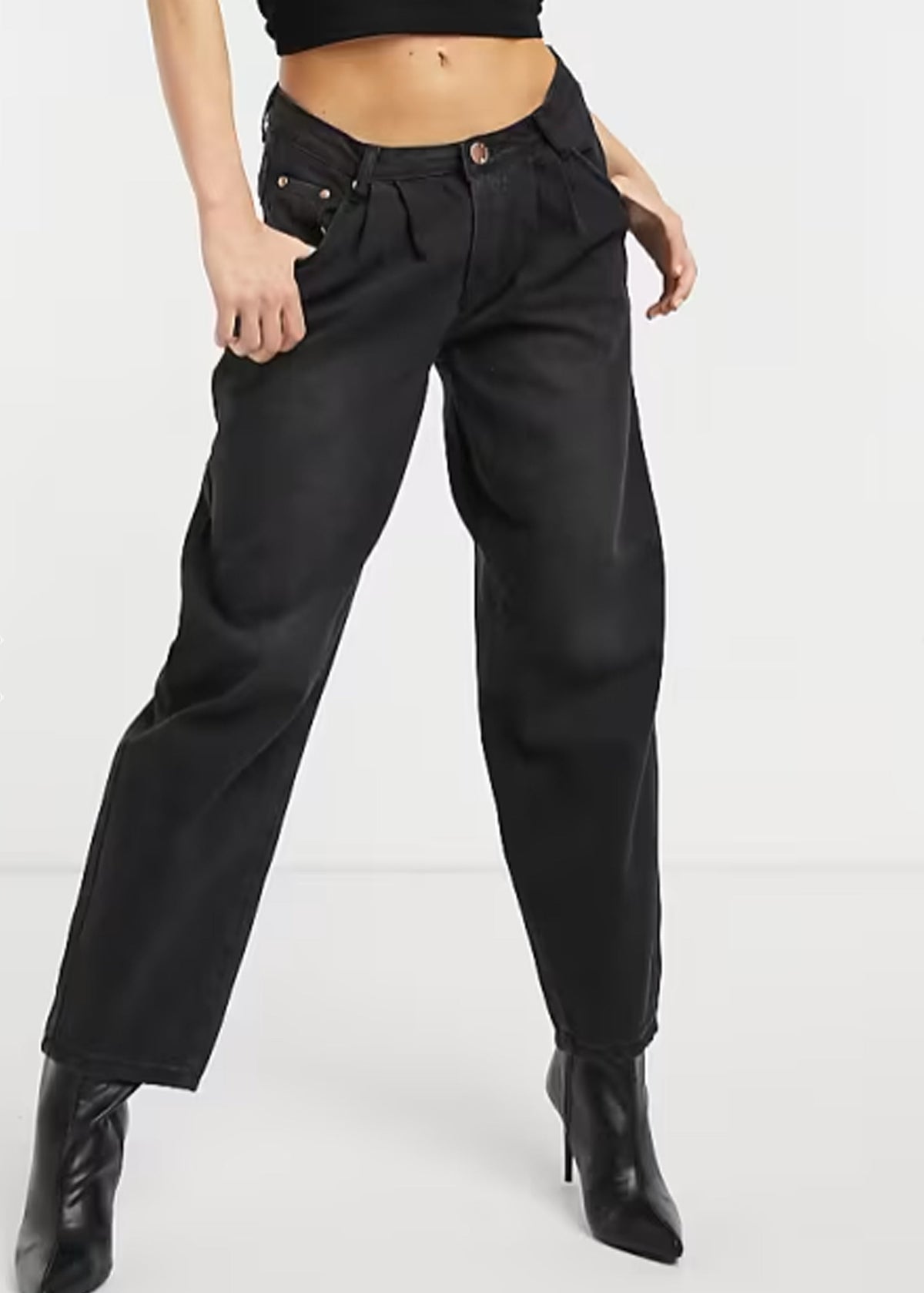 Image for Women's Plain Jeans,Black