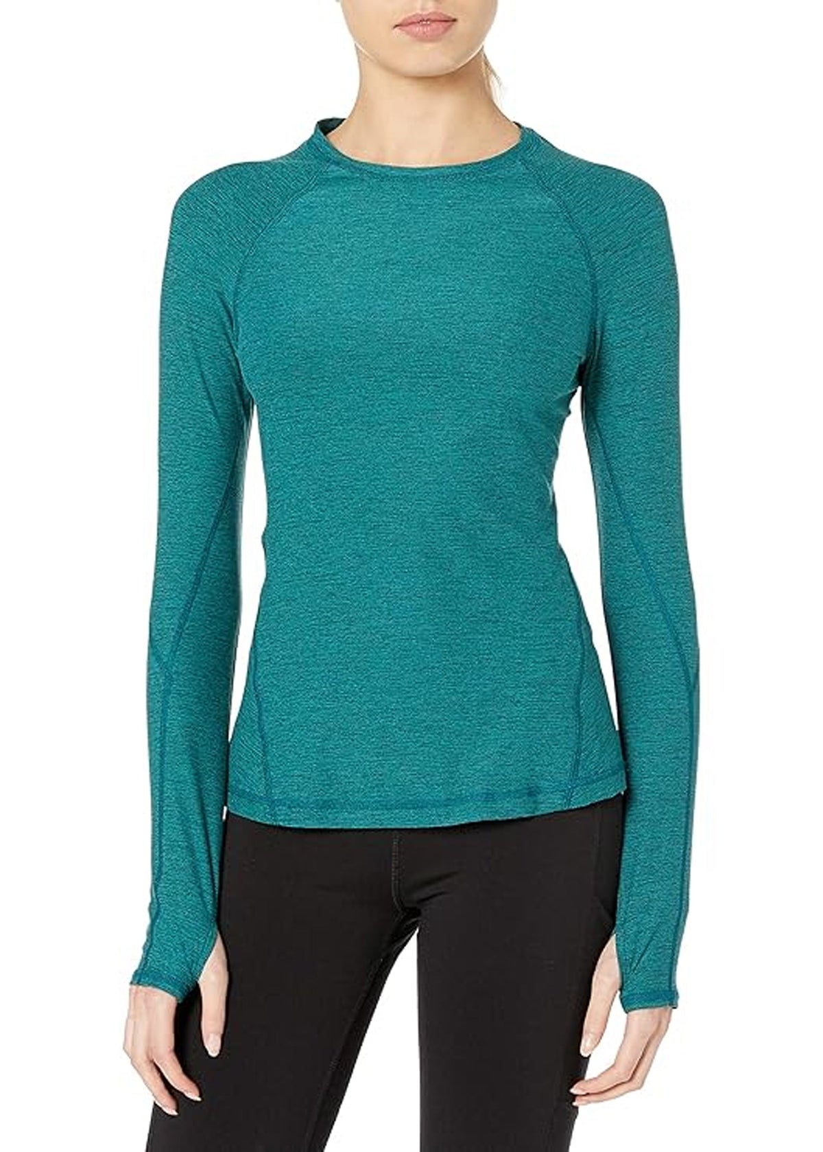 Image for Women's Textured Sport Top,Dark Green