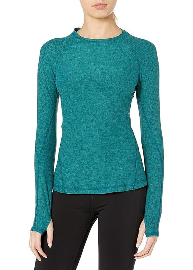 Image for Women's Textured Sport Top,Dark Green