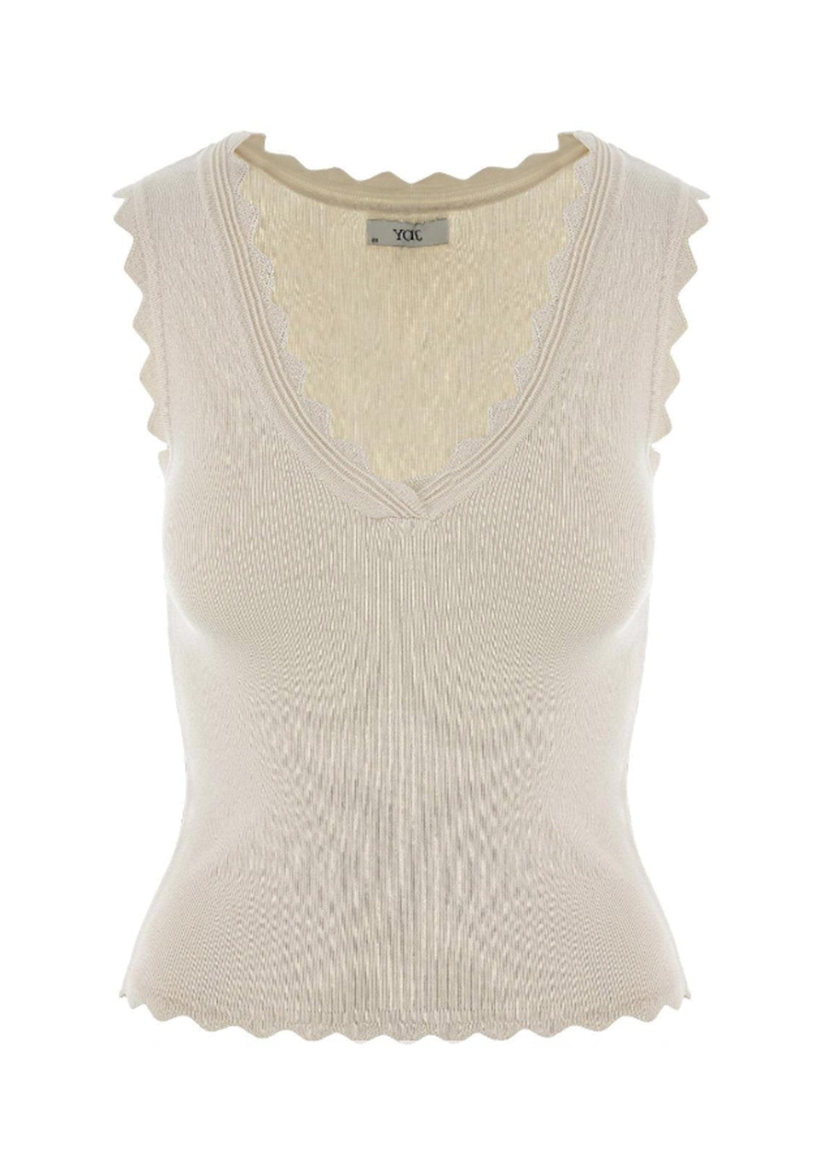 Image for Women's Plain Knitted Top,Cream