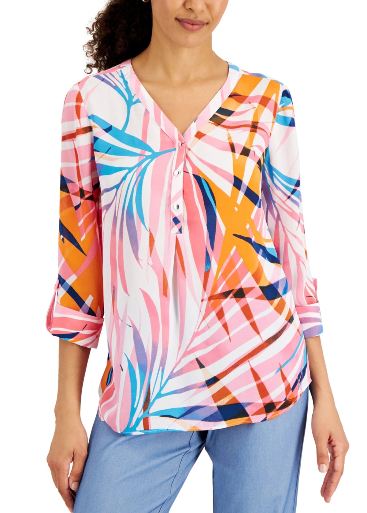 Image for Women's Printed Top,Multi