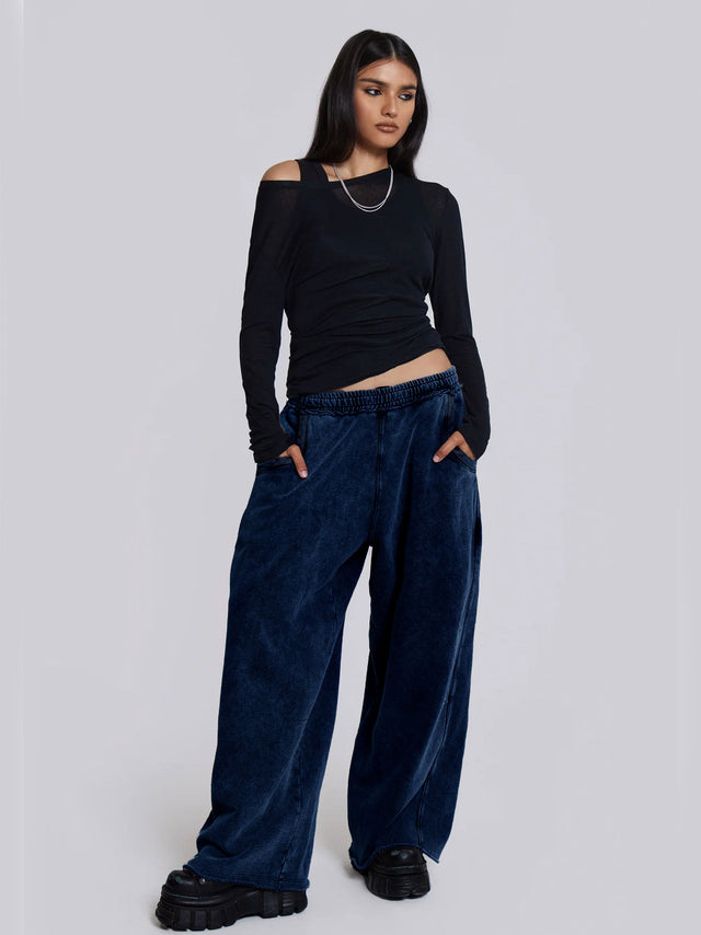 Image for Women's Plain Sweatpants,Navy