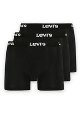 Image for Men's 3 Pack Plain Boxers Set,Black