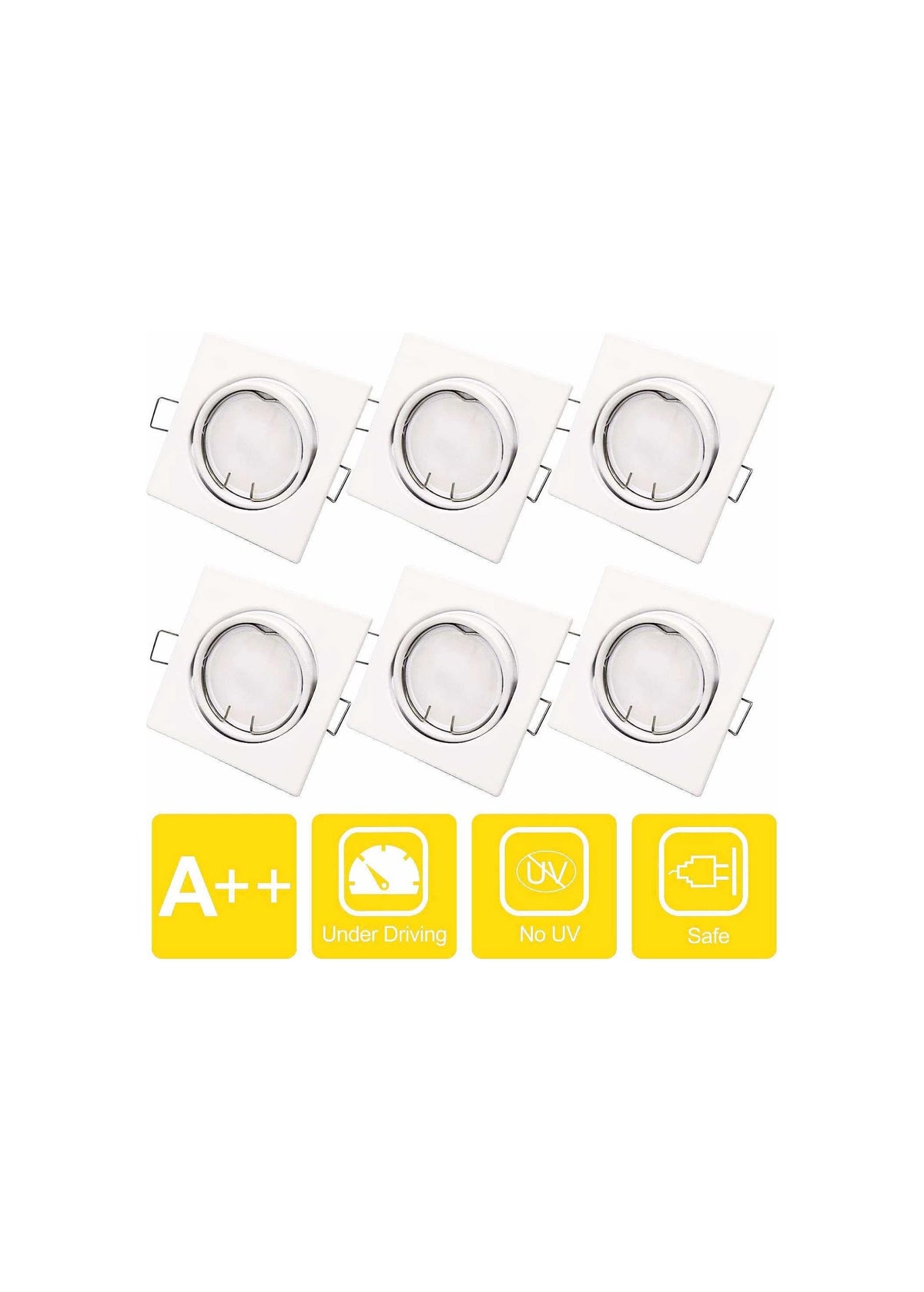 Image for Recessed Spotlights & Bulbs Set