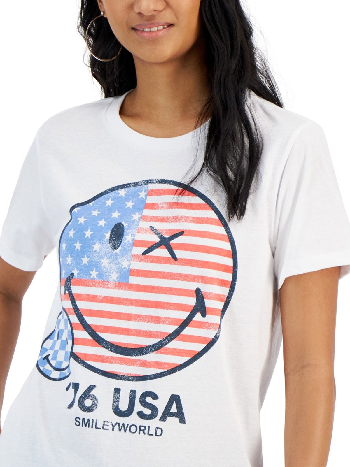 Image for Women's Graphic Printed T-Shirt,White