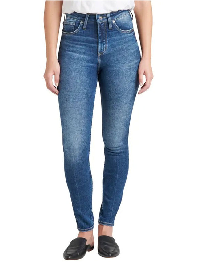 Image for Women's Washed Jeans,Blue