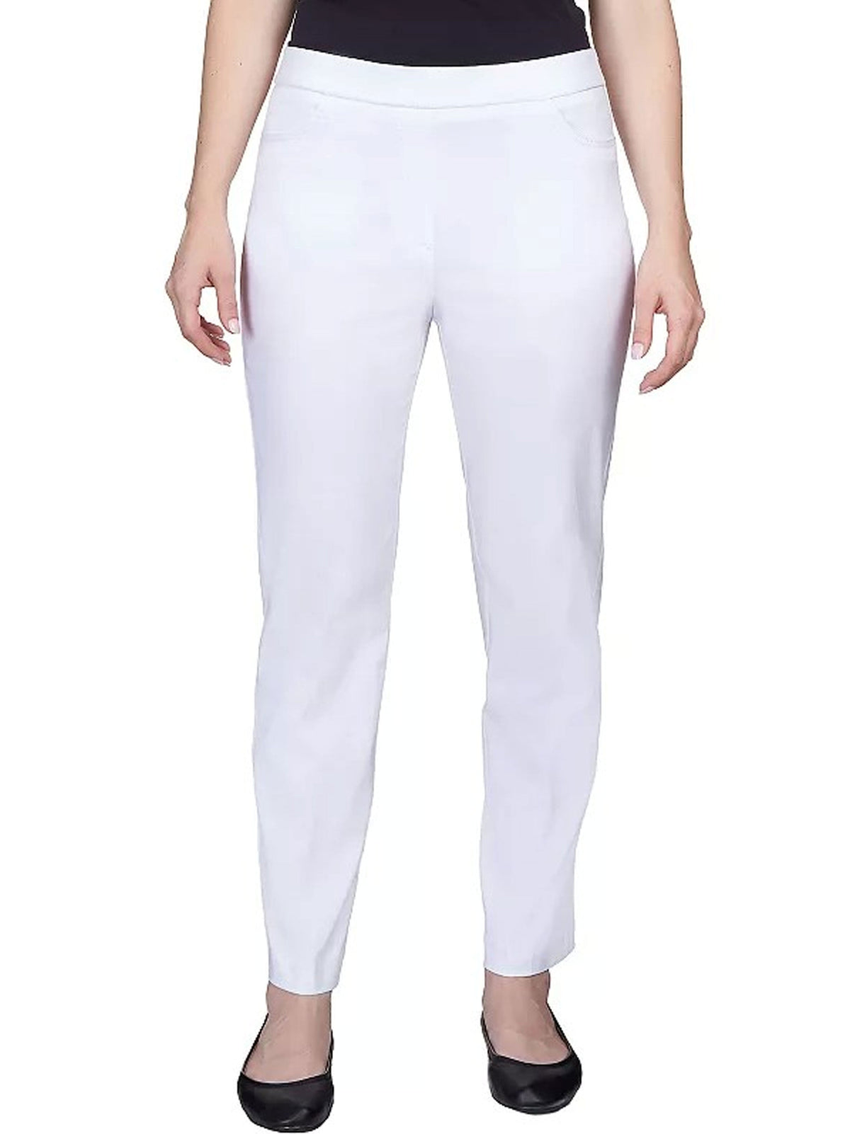 Image for Women's Plain Pull On Pants,White
