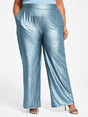 Image for Women's Metallic Disco Pants,Blue