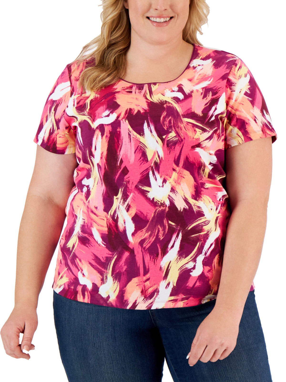Image for Women's Printed T-Shirt,Multi