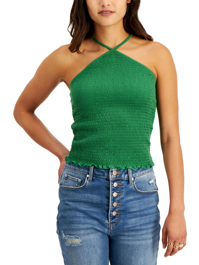 Image for Women's Smocked Top,Green