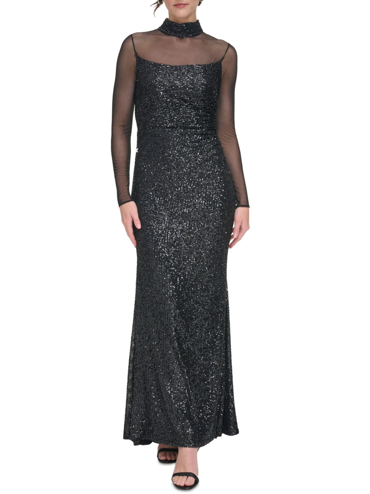 Image for Women's Sequined Dress,Black
