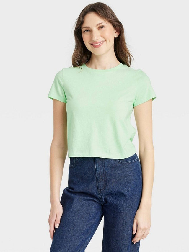 Image for Women's Plain T-Shirt,Green