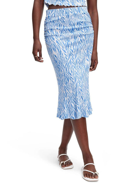 Image for Women's Printed Skirt,Blue