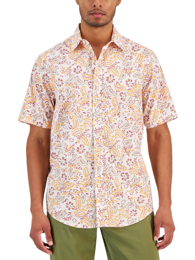 Image for Men's Printed Buttons Down Shirt,Multi
