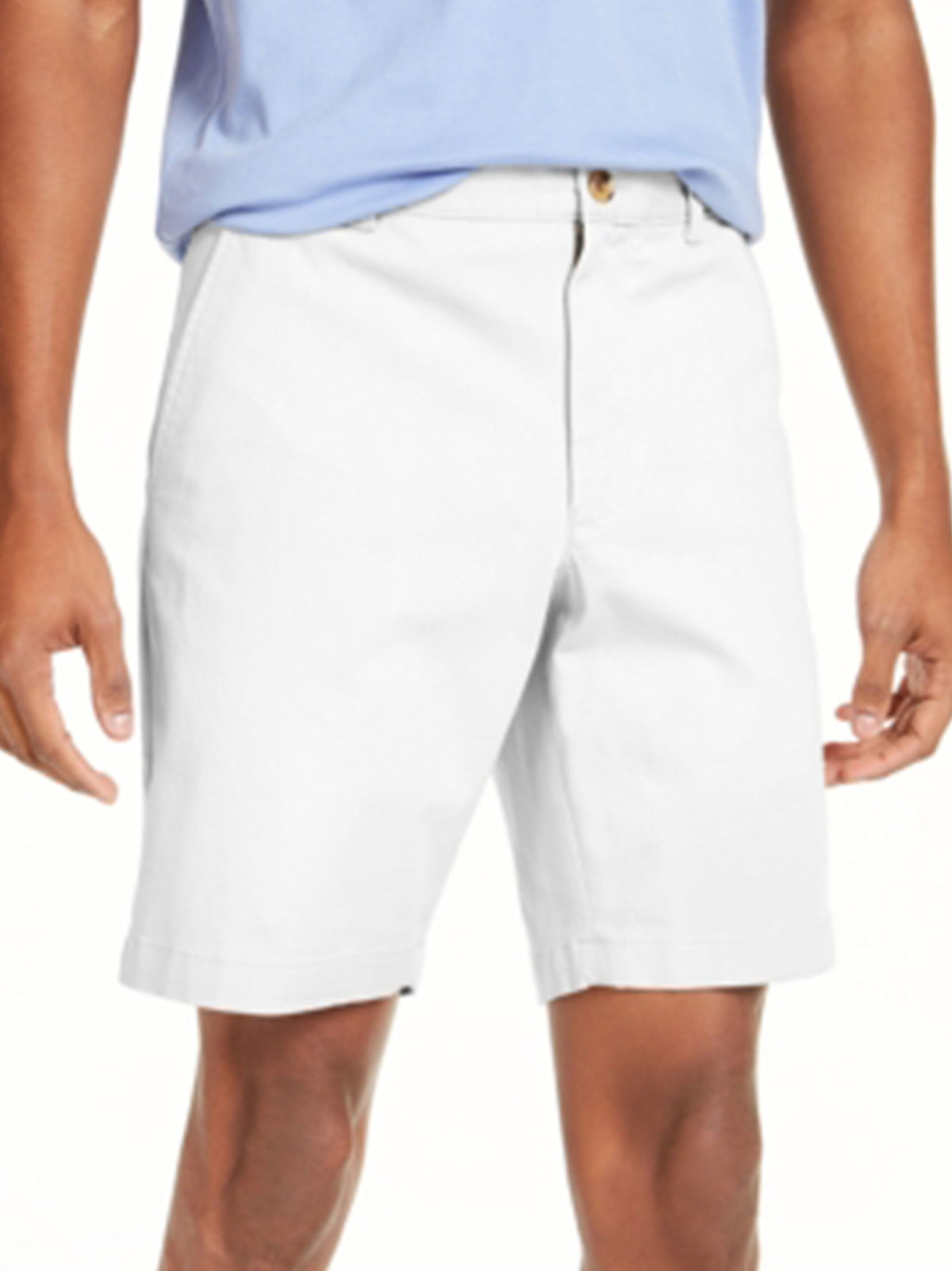 Image for Men's Plain Chino Shorts,White