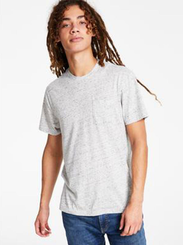 Image for Men's Side Pocket T-Shirt,Light Grey