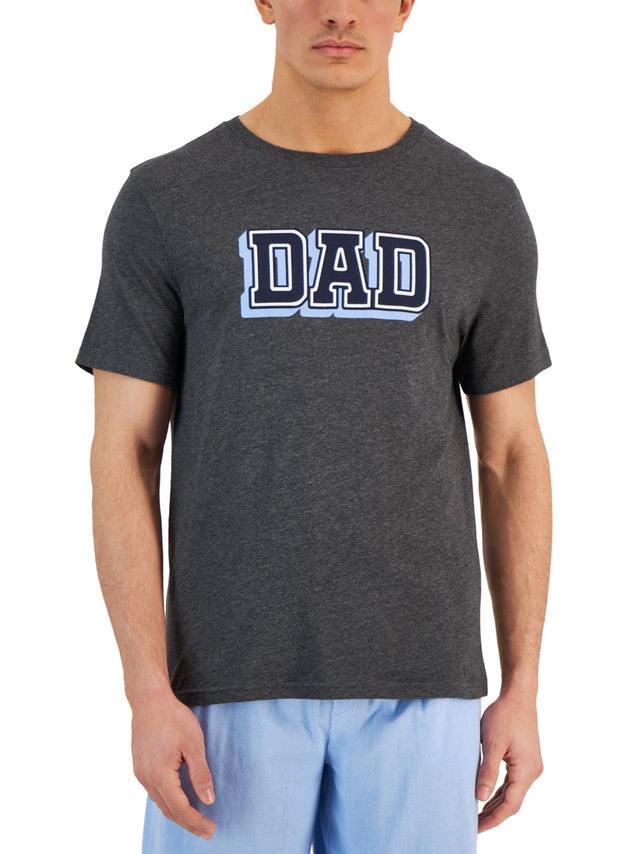 Image for Men's Printed T-Shirt,Dark Grey