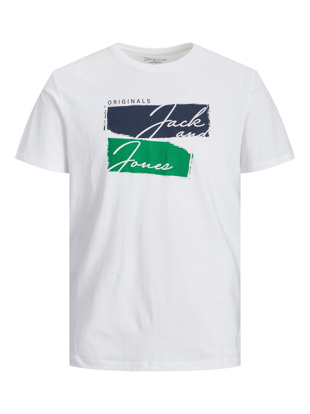 Image for Men's Printed T-Shirt,White