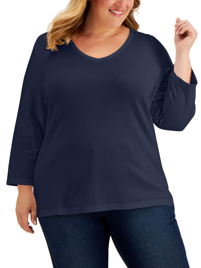 Image for Women's Plain Top,Navy