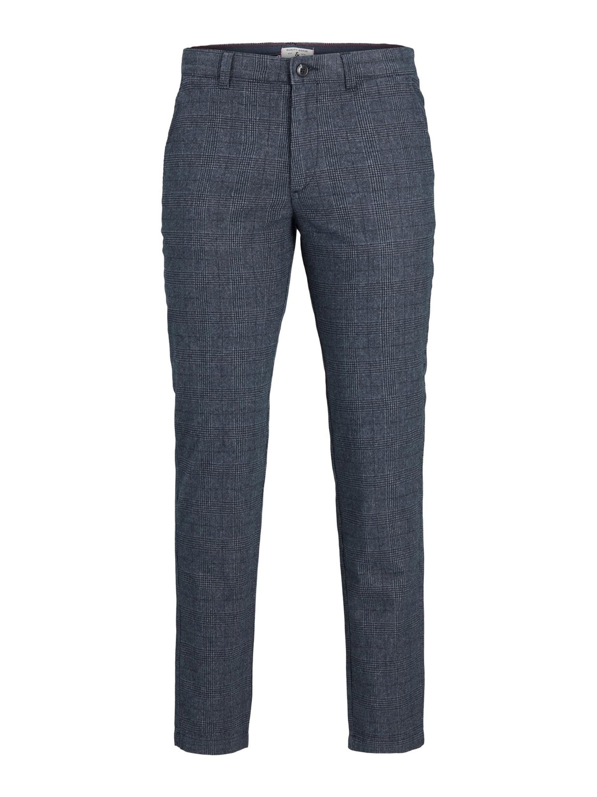 Image for Men's Plaid Chino Pants,Navy