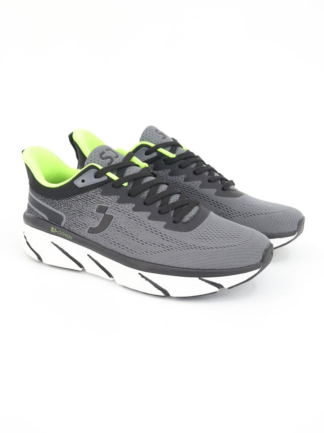 Image for Men's Brand Logo Printed Running Shoes,Grey