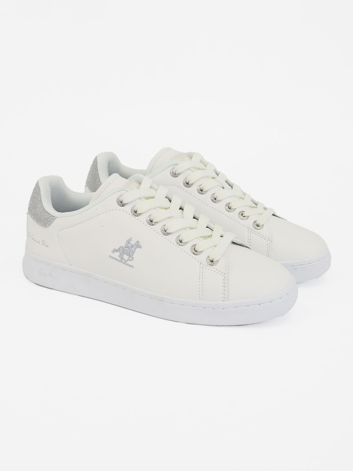 Image for Women's Brand Logo Embroidered Casual Shoes,White