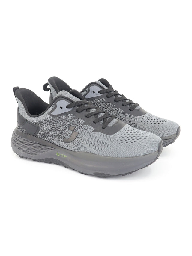Image for Men's Brand Logo Printed Running Shoes,Grey