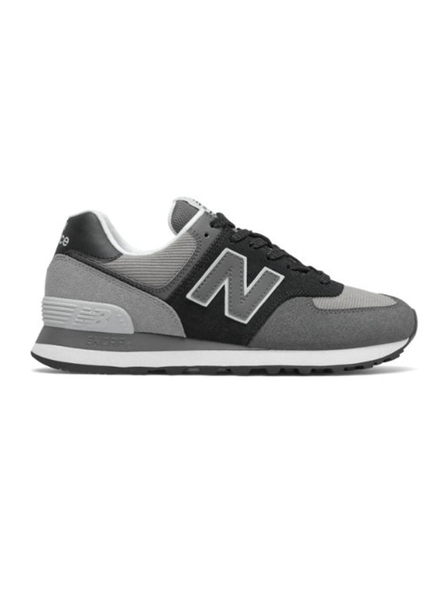 Image for Women's Brand Logo Patched Sneakers,Black/Grey