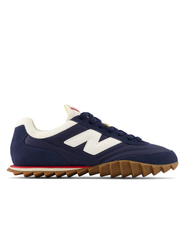 Image for Men's Brand Logo Patched Sneakers,Navy