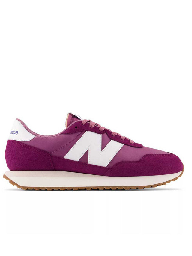 Image for Men's Brand Logo Patched Sneakers,Burgundy