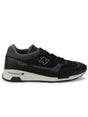 Image for Men's Brand Logo Embroidered Sneakers,Black