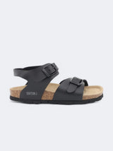 Image for Kids Girl's Plain Sandals,Black