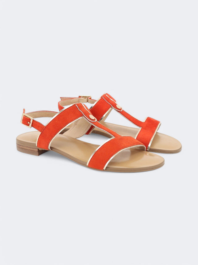 Image for Women's Plain Sandals,Red