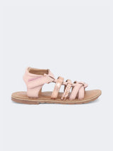 Image for Kids Girl's Textured Sandals,Light Pink