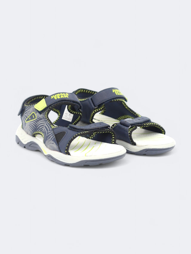 Image for Kids Boy's Printed Sandals,Navy