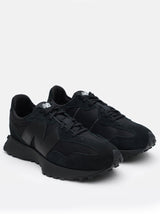 Image for Men's Brand Logo Patched Sneakers,Black