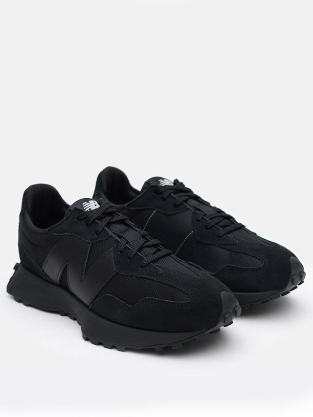 Image for Men's Brand Logo Patched Sneakers,Black