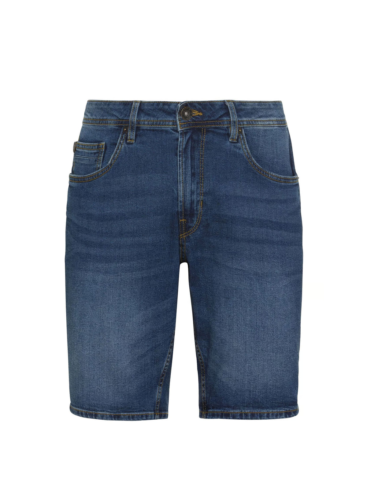Image for Men's Washed Denim Shorts,Blue