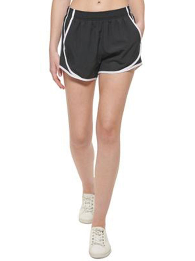 Image for Women's Brand Logo Printed Sport Shorts,Black