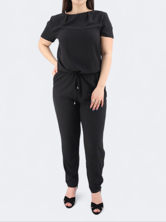 Image for Women's Plain Jumpsuit,Black