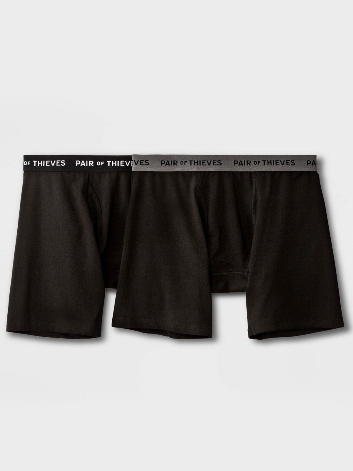 Image for Men's 2 Pcs Plain Boxers Set,Black