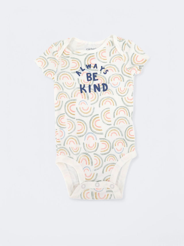 Image for Kids Girl's Printed Bodysuit,White