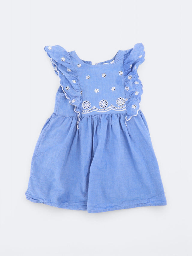 Image for Kids Girl's Eyelet Dress,Blue
